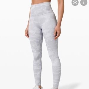 lulu lemon camo leggings